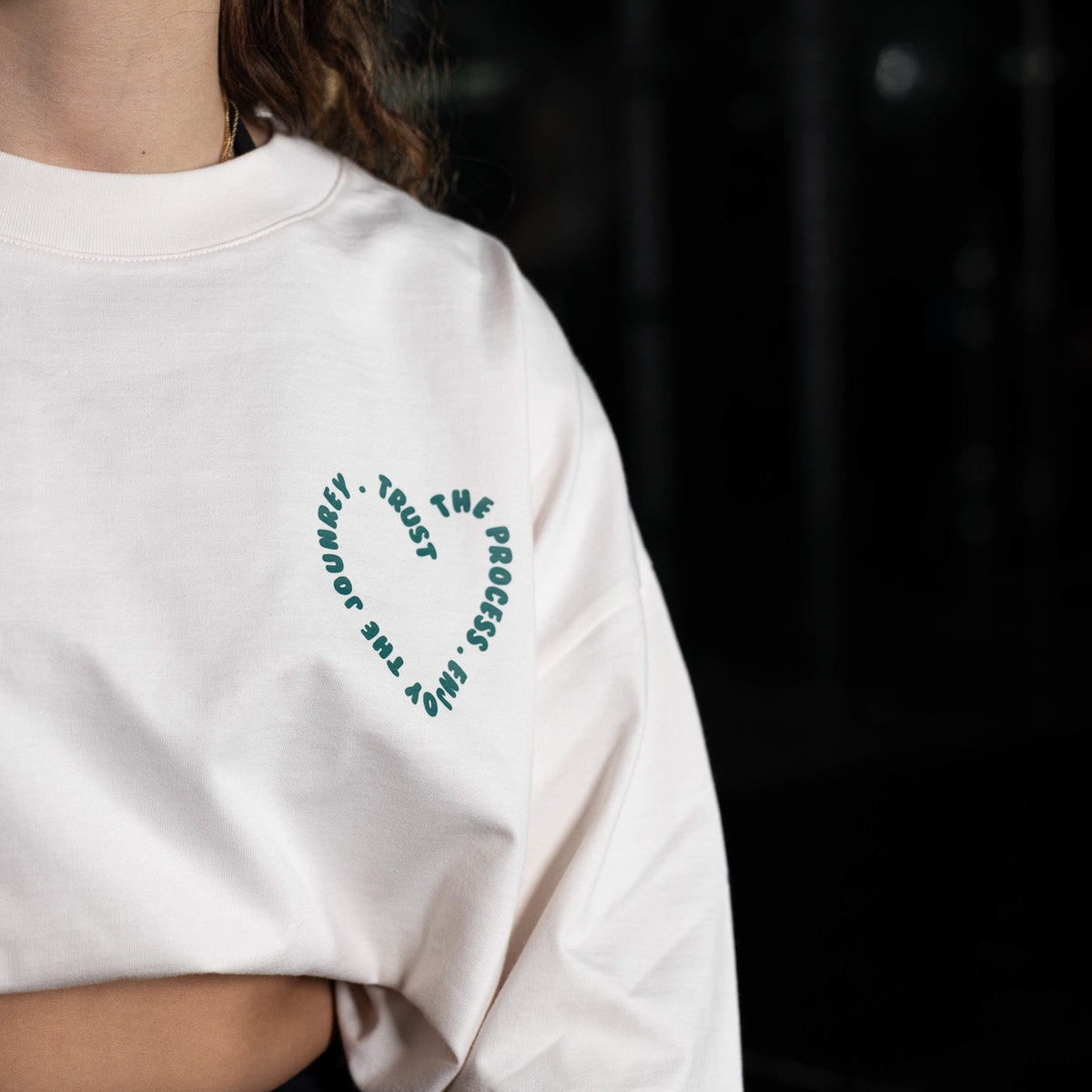 Cream Quote Tee