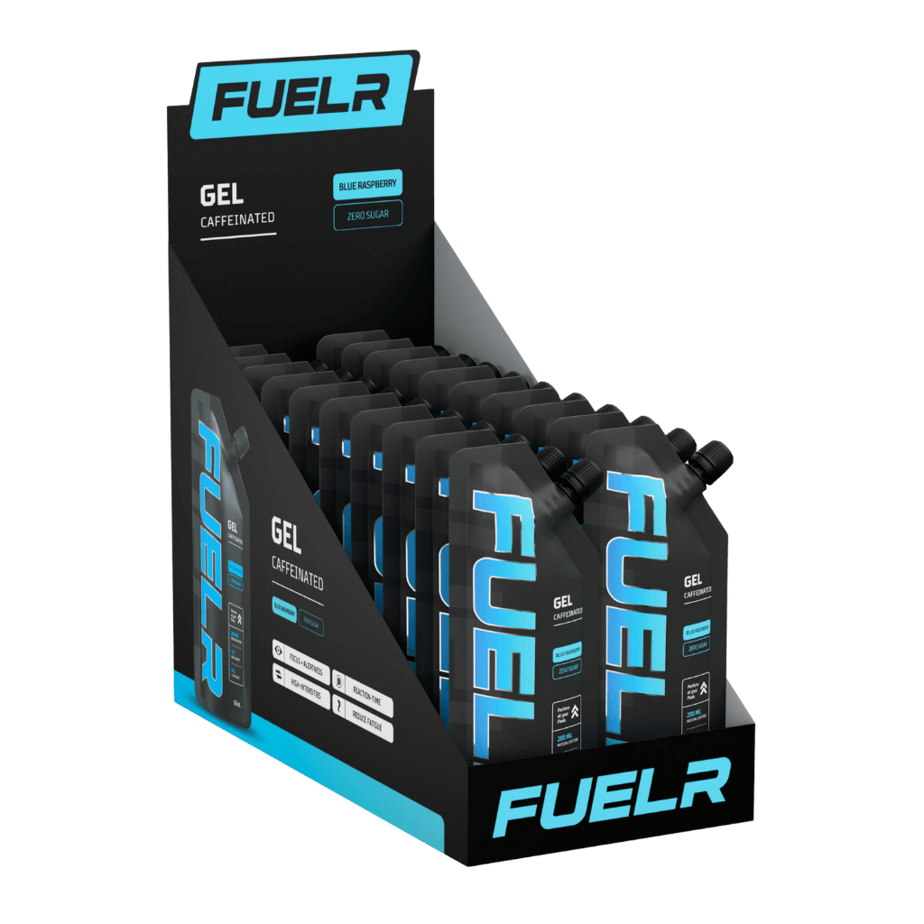 FUELR Caffeinated Energy Gel Blue Raspberry