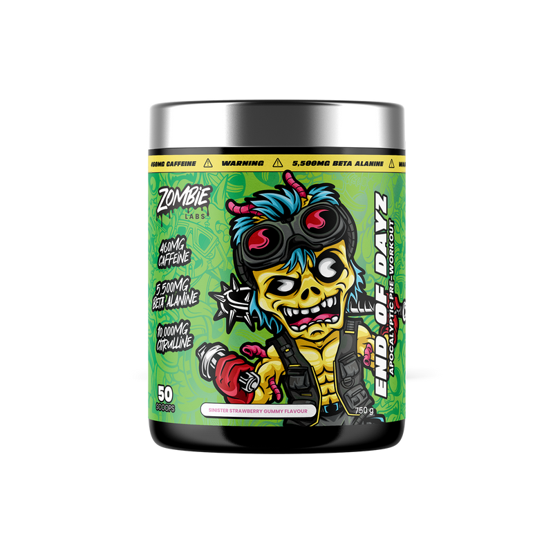 Zombie Labs End of Dayz - 50 serves Sinister Strawberry Gummy