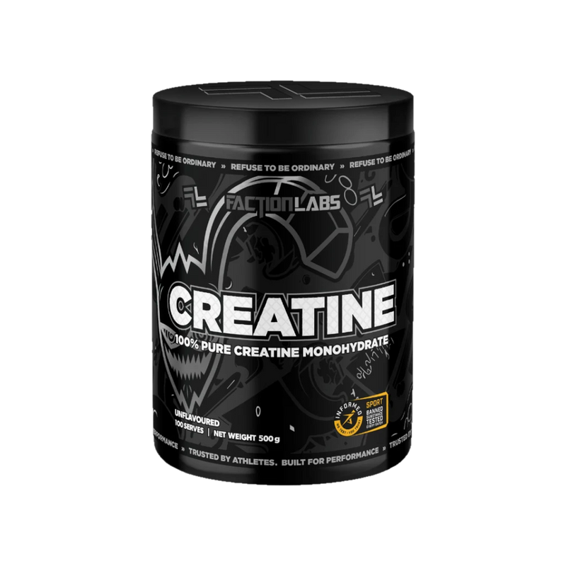 Faction Labs Creatine - 100% Pure Creatine Monohydrate 500g