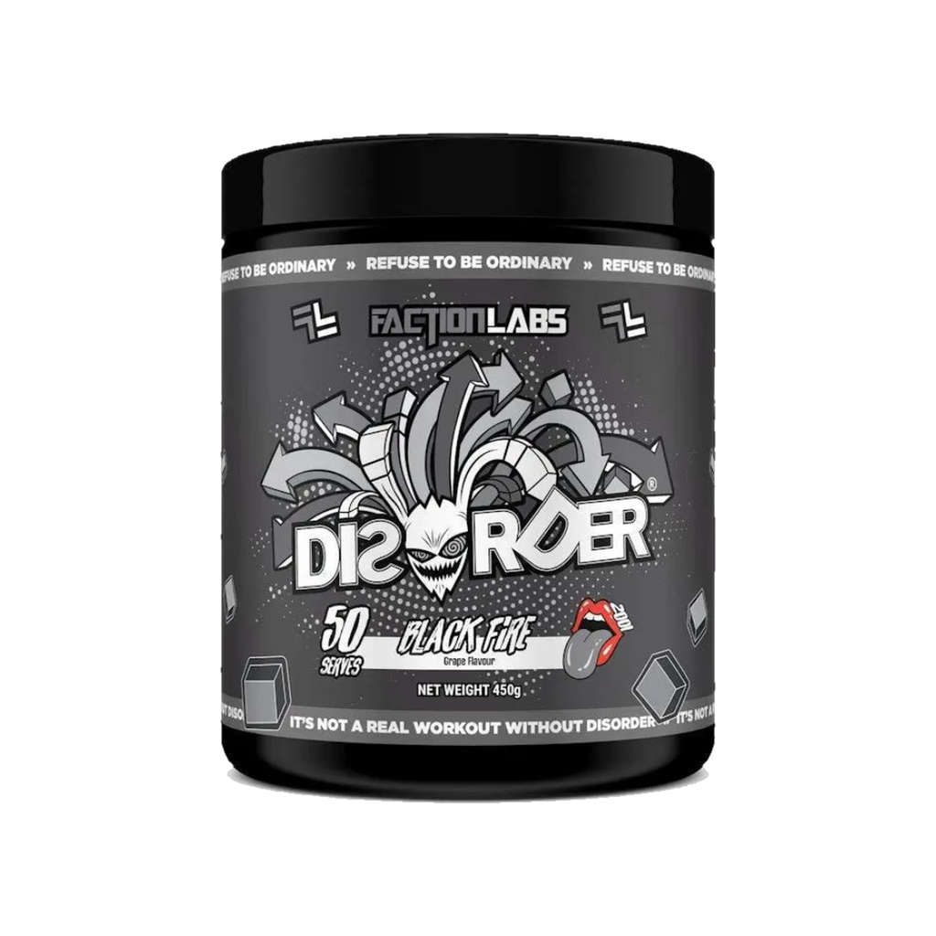 Faction Labs Disorder Black Fire 50 serves
