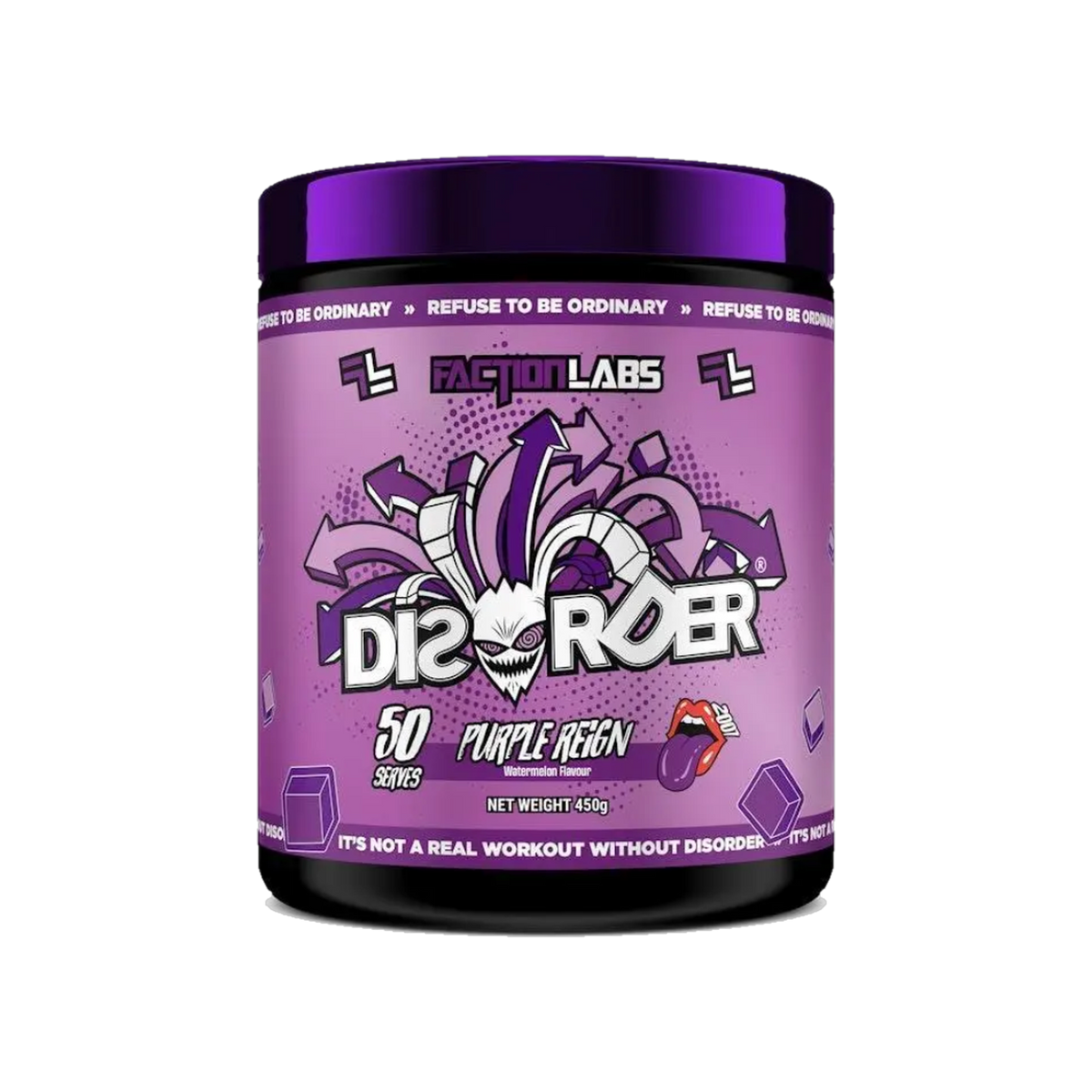 Faction Labs Disorder Purple Reign 50 serves