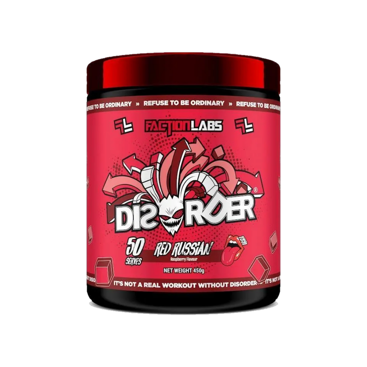 Faction Labs Disorder Red Russian 50 serves