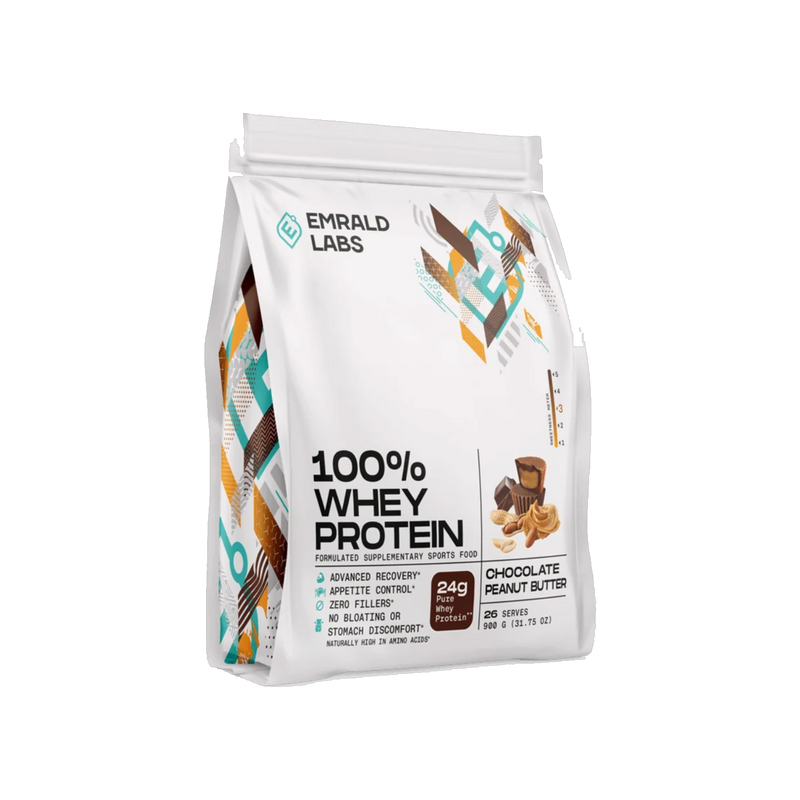 Emrald Labs 100% Whey Protein - Chocolate Peanut Butter 900g