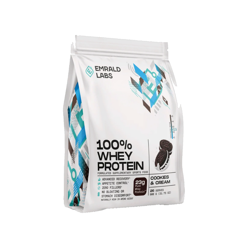 Emrald Labs 100% Whey Protein - Cookies & Cream 900g