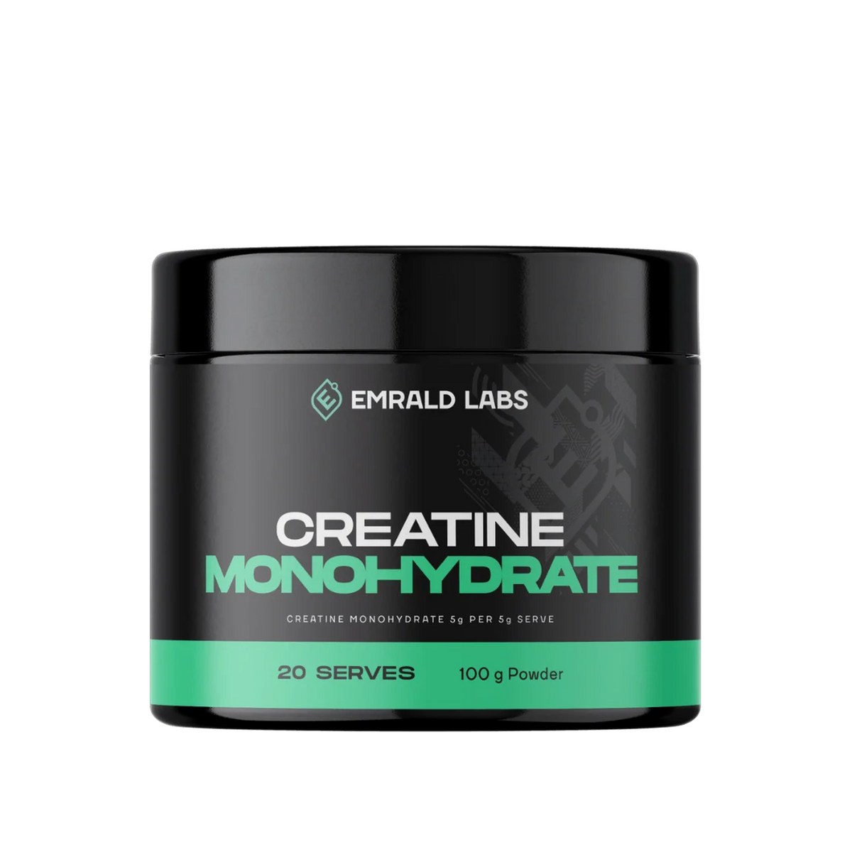 Emrald Labs Creatine Monohydrate 100g unflavoured tub
