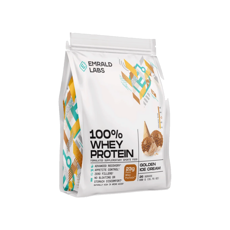 Emrald Labs 100% Whey Protein - Golden Ice Cream 900g