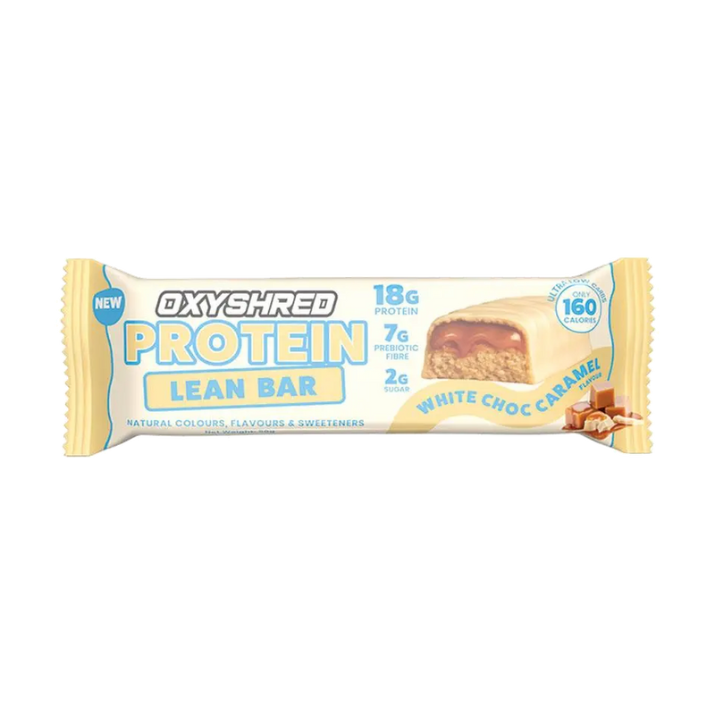 OxyShred Protein Lean Bar - White Choc Caramel 50g