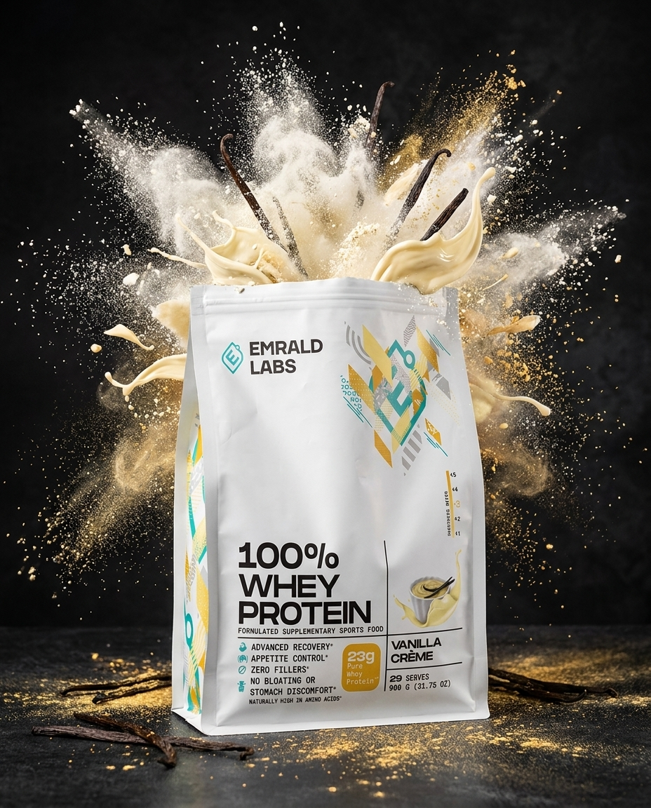 Emrald Labs 100% Whey Protein - Vanilla Crème 900g