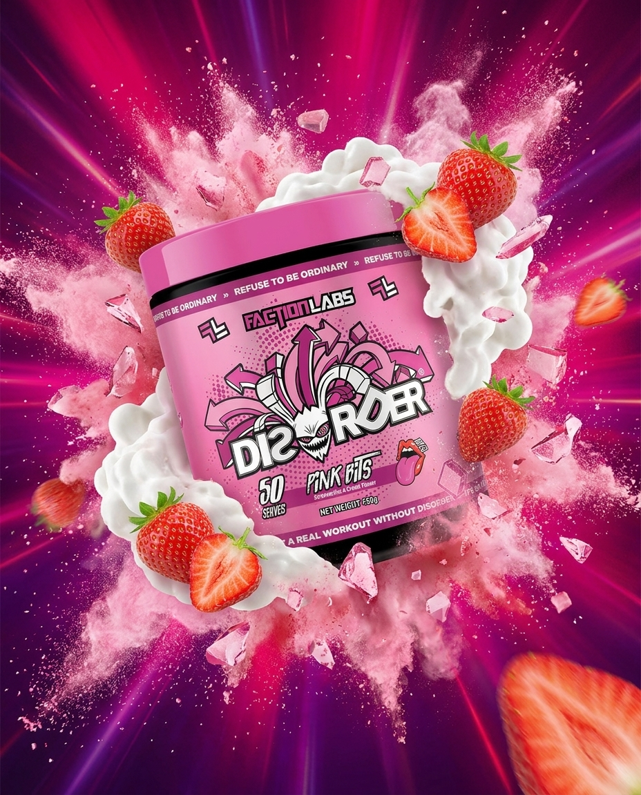 Faction Labs Disorder Original - 50 serves Pink Bits