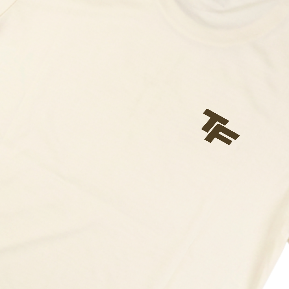 TF Members T-Shirt Bone - TF chest logo detail