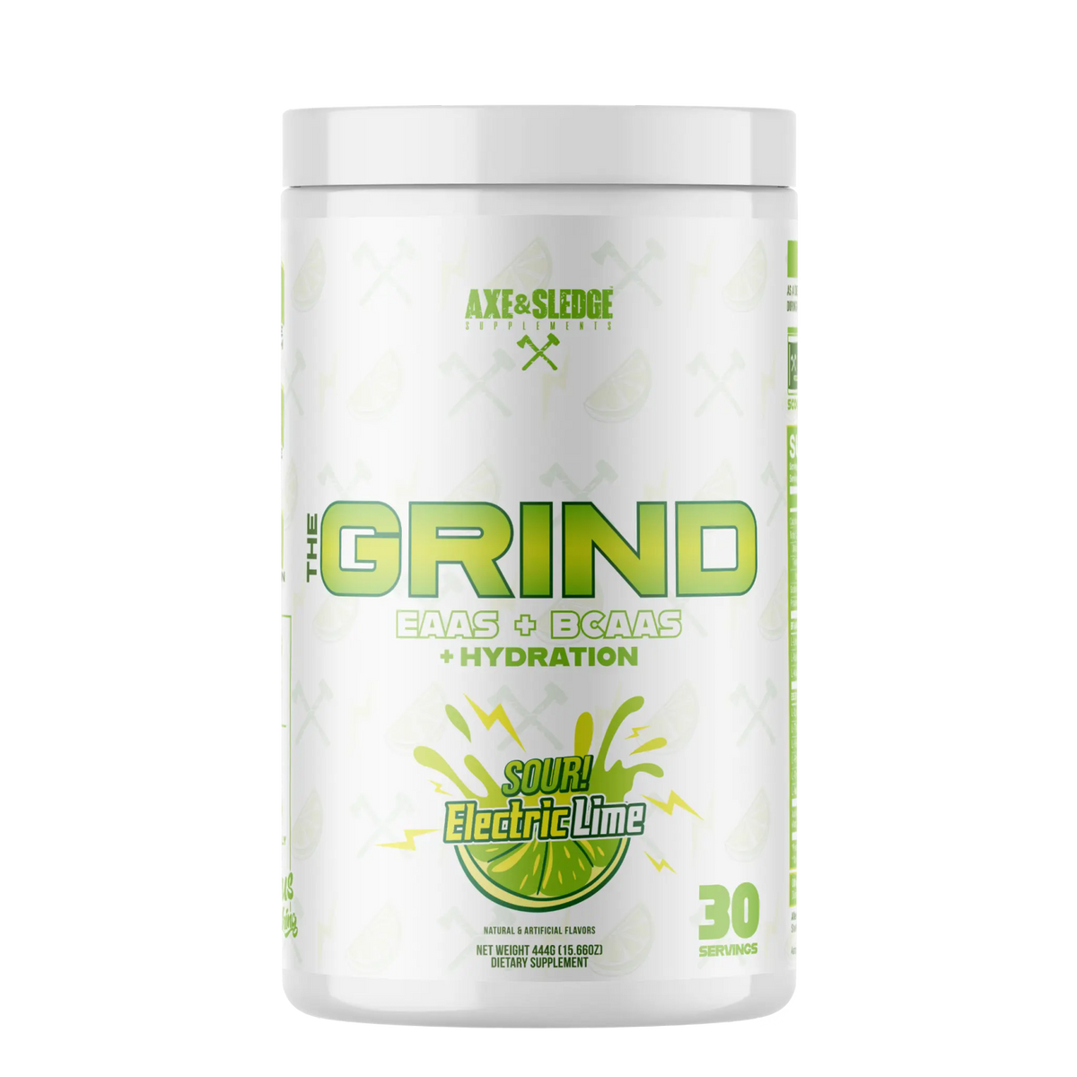 Axe & Sledge The Grind EAA + BCAA + Hydration - Sour Electric Lime