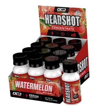 OCD Nutrition Headshot Pre-Workout Shot 60mL — Box of 12