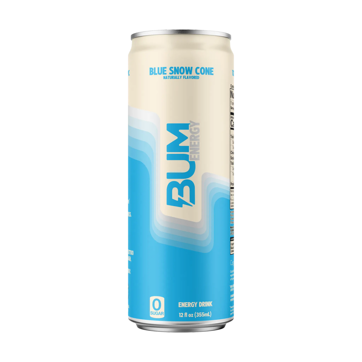 CBUM Bum Energy Drink 355mL - Blue Snow Cone