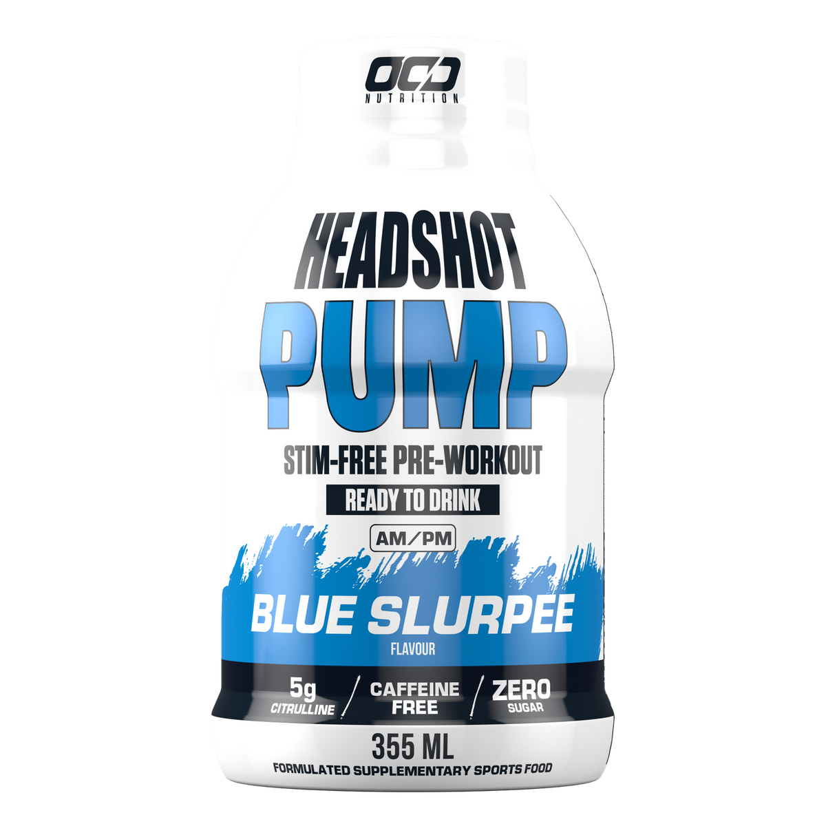 OCD Nutrition Headshot Pump Stim-Free RTD 355mL — Box of 12