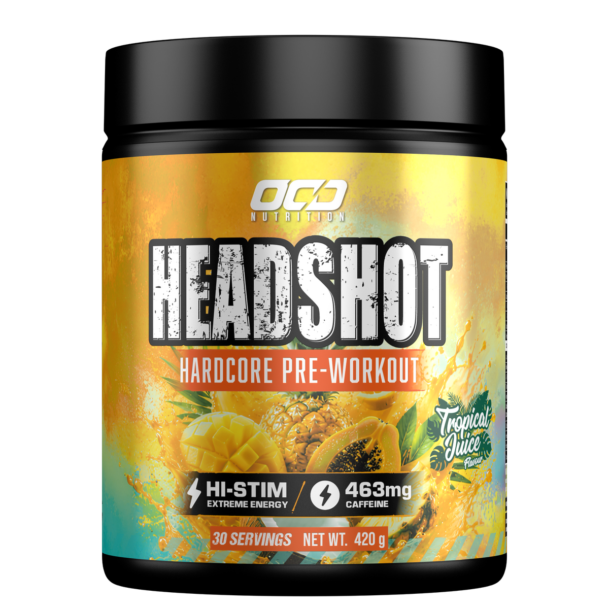 OCD Nutrition Headshot Hardcore Pre-Workout 30 Serves