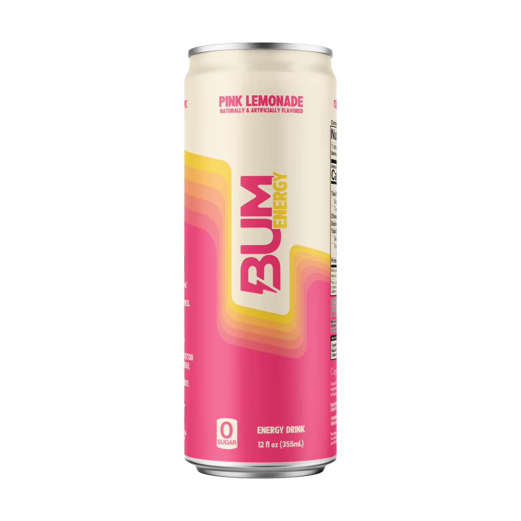 CBUM Bum Energy Drink 355mL - Pink Lemonade