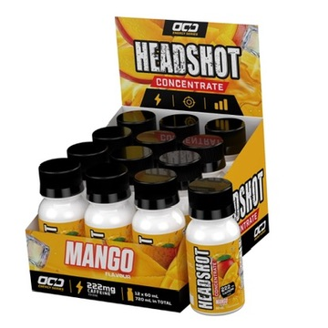 OCD Nutrition Headshot Pre-Workout Shot 60mL — Box of 12