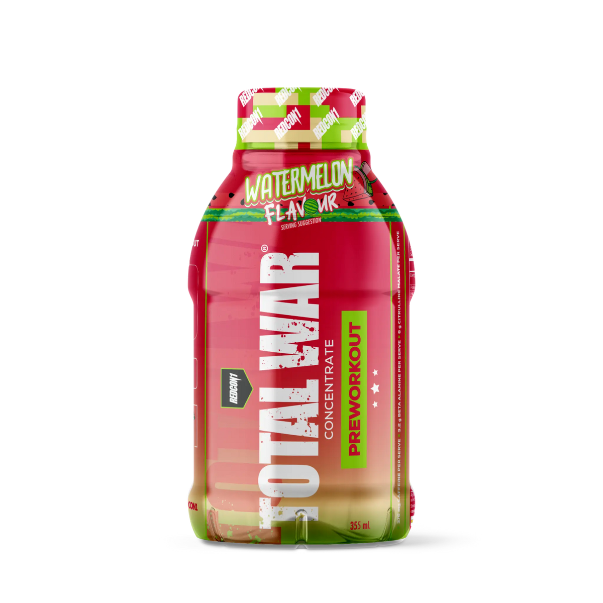 Redcon1 Total War Pre-Workout RTD 355mL — Box of 12