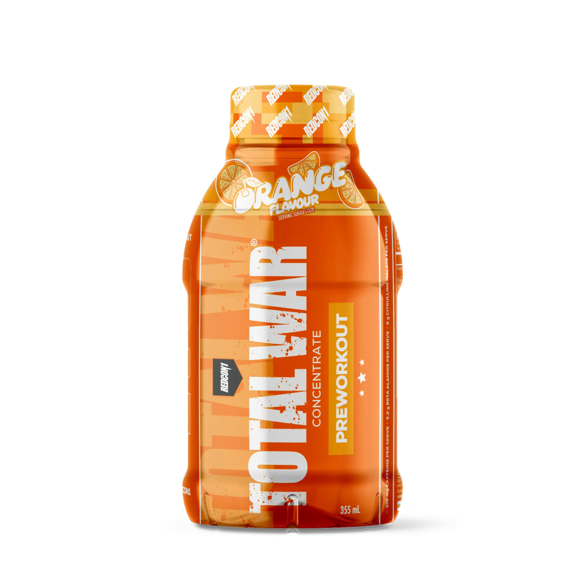 Redcon1 Total War Pre-Workout RTD 355mL — Box of 12