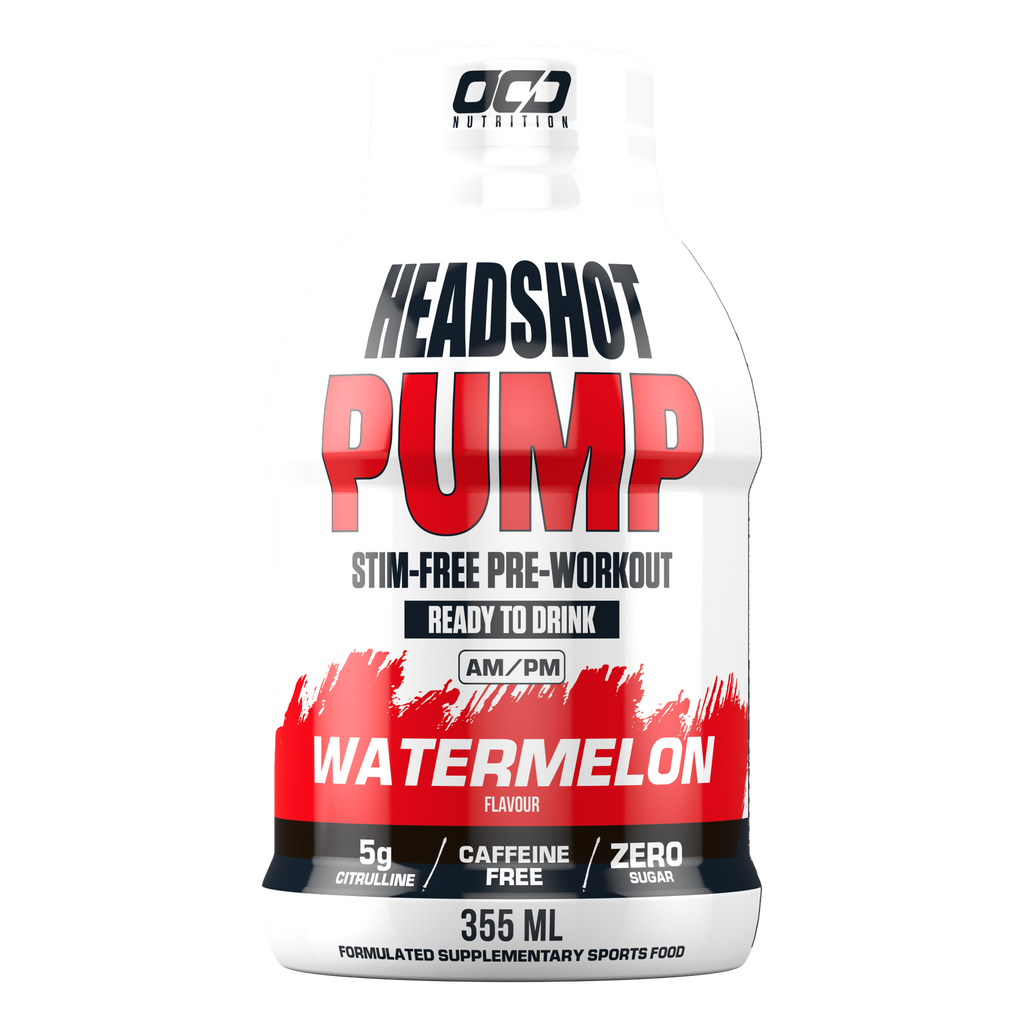 OCD Nutrition Headshot Pump Stim-Free RTD 355mL — Box of 12