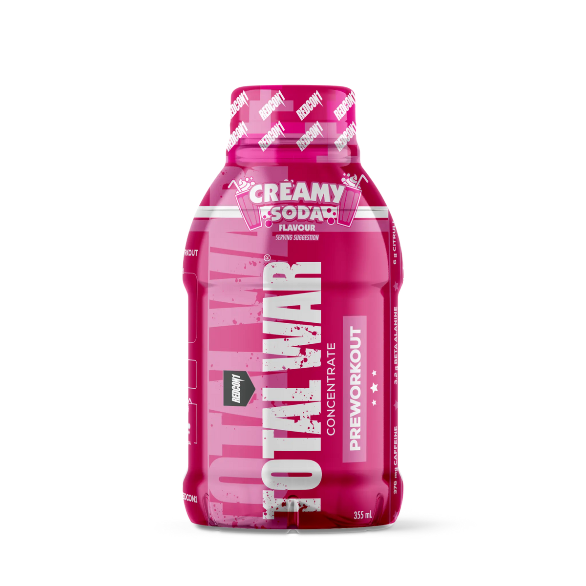 Redcon1 Total War Pre-Workout RTD 355mL — Box of 12