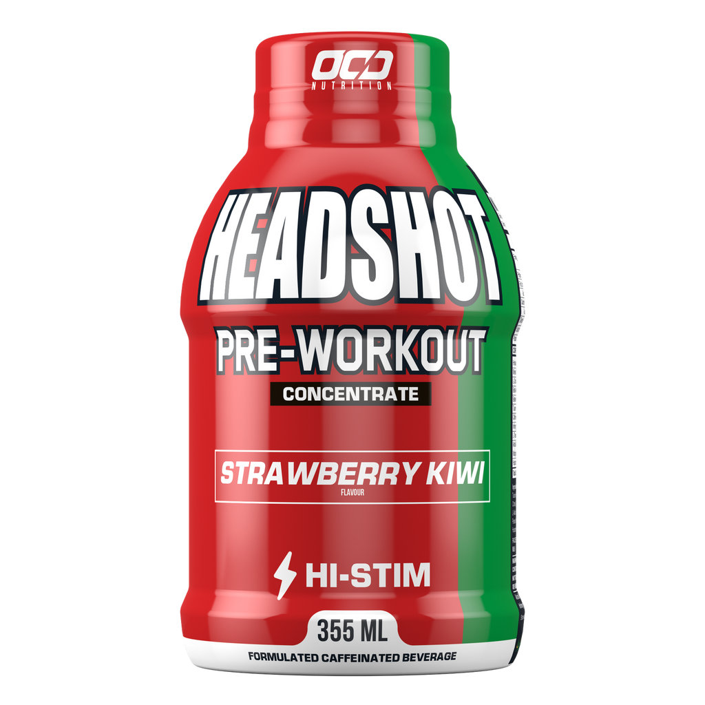 OCD Nutrition Headshot Hi-Stim Pre-Workout RTD 355mL — Box of 12