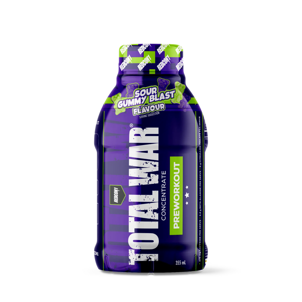 Redcon1 Total War Pre-Workout RTD 355mL — Box of 12