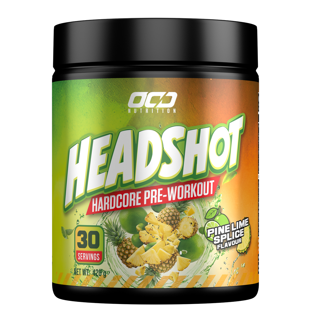 OCD Nutrition Headshot Hardcore Pre-Workout 30 Serves