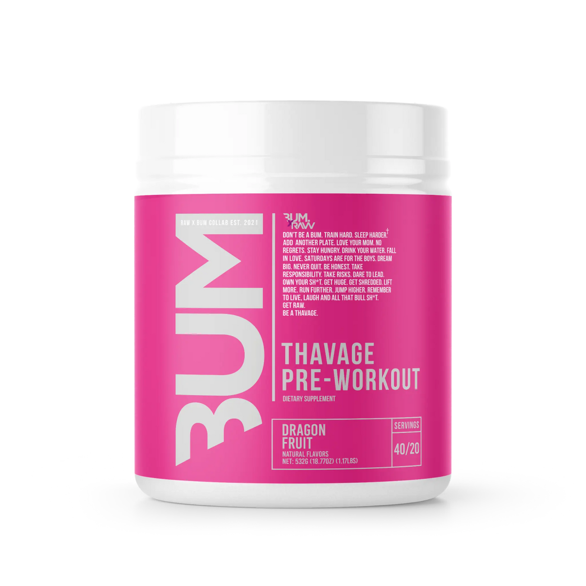 CBUM Thavage Pre-Workout